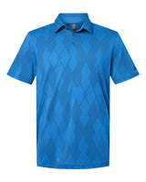 Adidas Men's Ultimate365 Textured Polo. A2008 - Lucid Ray Blue