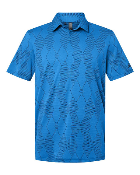 Adidas Men's Ultimate365 Textured Polo. A2008 - Lucid Ray Blue