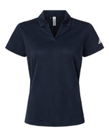 Adidas Women's Textured Jacquard Polo. A727 - Collegiate Navy