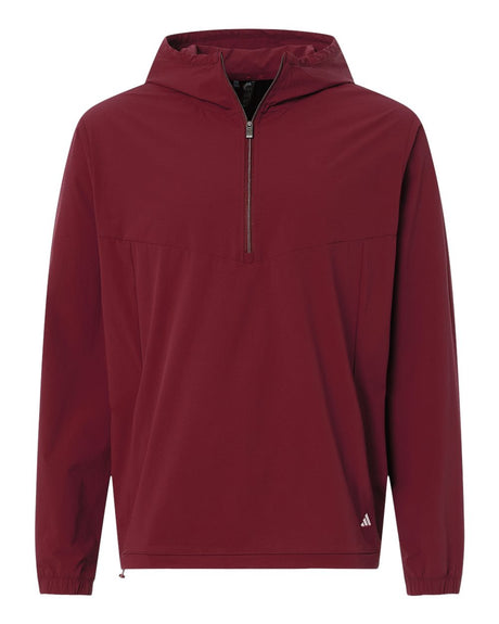 Adidas Men's Ultimate365 Course Control Anorak Jacket. A2030 - Collegiate Burgundy