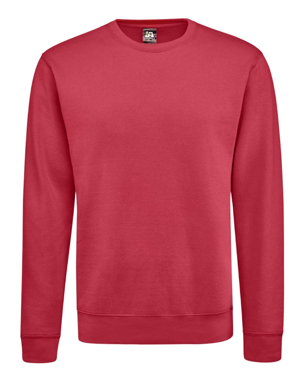 J. America Unisex BTB Fleece Crewneck Sweatshirt. 8721 - Cardinal