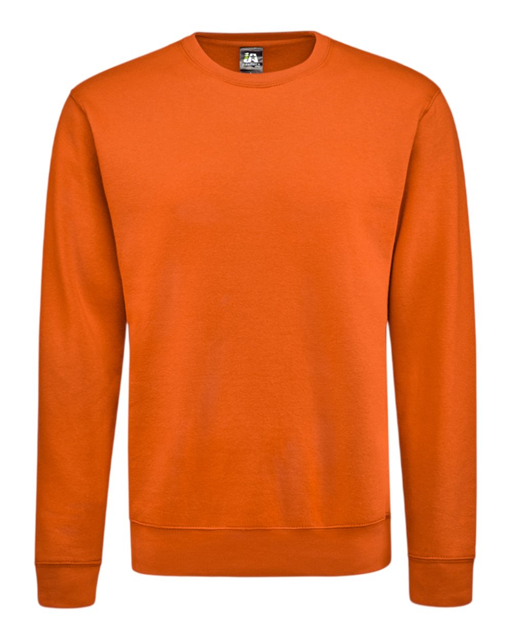J. America Unisex BTB Fleece Crewneck Sweatshirt. 8721 - Orange