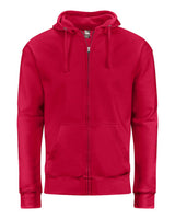 J. America Unisex BTB Fleece Hooded Full-Zip Sweatshirt. 8723 - Cardinal