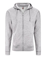 J. America Unisex BTB Fleece Hooded Full-Zip Sweatshirt. 8723 - Oxford