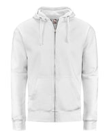 J. America Unisex BTB Fleece Hooded Full-Zip Sweatshirt. 8723 - White