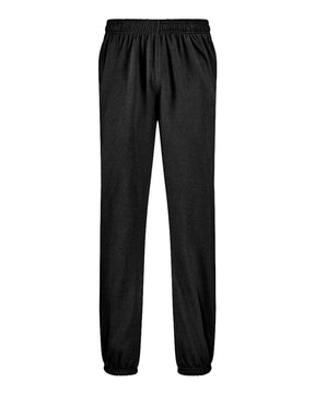 J. America Unisex BTB Fleece Sweatpants. 8724 - Black