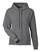 J. America Women's Electric Fleece Hooded Sweatshirt. 8742 - Electric Onyx