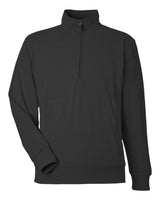 J. America Unisex Element Fleece Quarter-Zip Sweatshirt. 8760 - Black