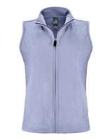 J. America Women's Element Fleece Vest. 8764 - Navy