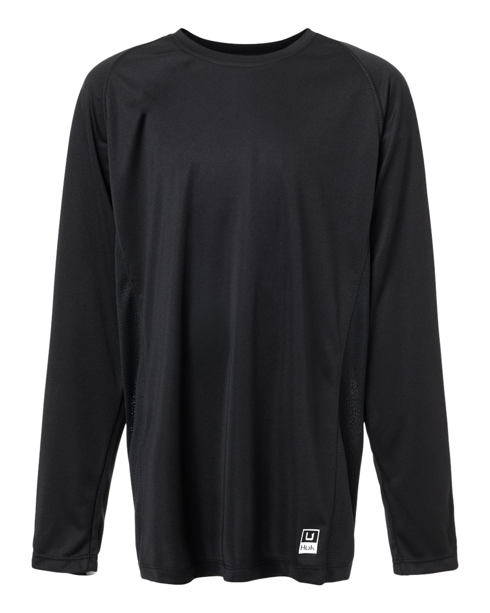 HUK Youth Pursuit Long Sleeve T-Shirt. H712L004 - Black