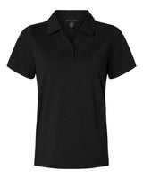 Devon & Jones Women's Motion Shadow Stripe Polo. DG115W - Black