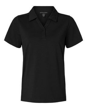 Devon & Jones Women's Motion Shadow Stripe Polo. DG115W - Black