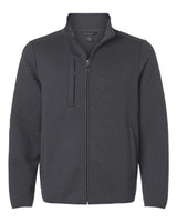 North End Men's Aspen Herringbone Fleece Full-Zip. NE425 - Carbon