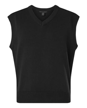 Devon & Jones Men's New Classics V-Neck Sweater Vest. DG448 - Black