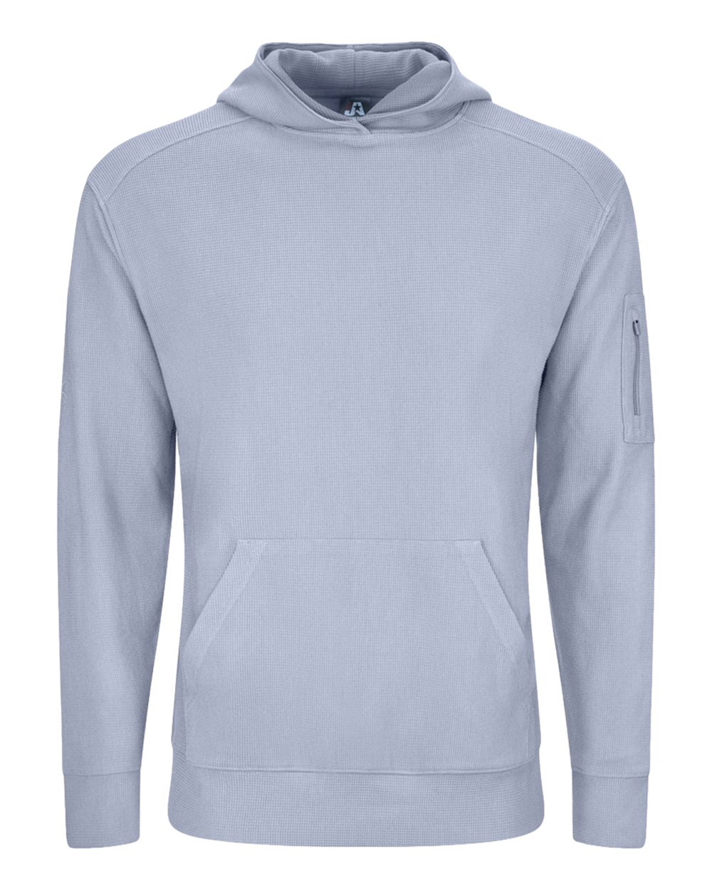 J. America Unisex Maverick Hooded Pullover. 8770 - Ice Grey