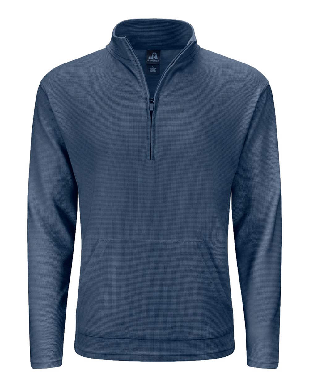J. America Unisex Maverick Quarter-Zip Pullover. 8771 - Baltic