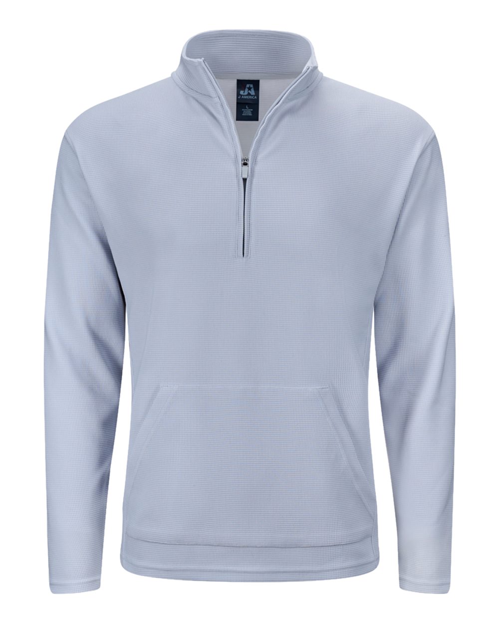 J. America Unisex Maverick Quarter-Zip Pullover. 8771 - Ice Grey