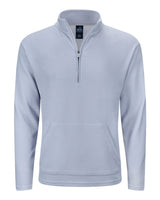J. America Unisex Maverick Quarter-Zip Pullover. 8771 - Ice Grey
