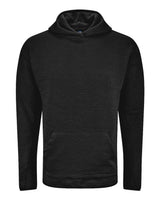 J. America Unisex Pebble Fleece Hooded Pullover. 8774 - Black