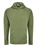 J. America Unisex Pebble Fleece Hooded Pullover. 8774 - Moss