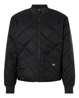 Dickies Men's Diamond Quilted Jacket. 6124 - Black