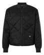 Dickies Men's Diamond Quilted Jacket. 6124 - Black