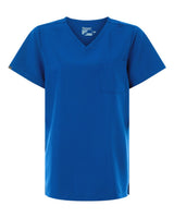 Hanes Women's V-Neck 1 Pocket Scrub Top. HSB000 - Royal Blue
