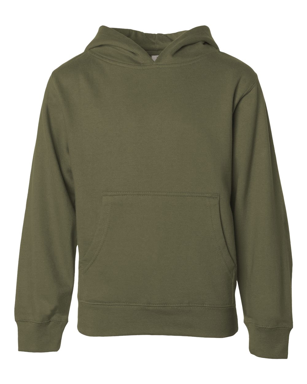 Independent Trading Co. Youth Midweight Hooded Sweatshirt. SS4001Y - Army