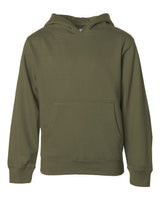 Independent Trading Co. Youth Midweight Hooded Sweatshirt. SS4001Y - Army