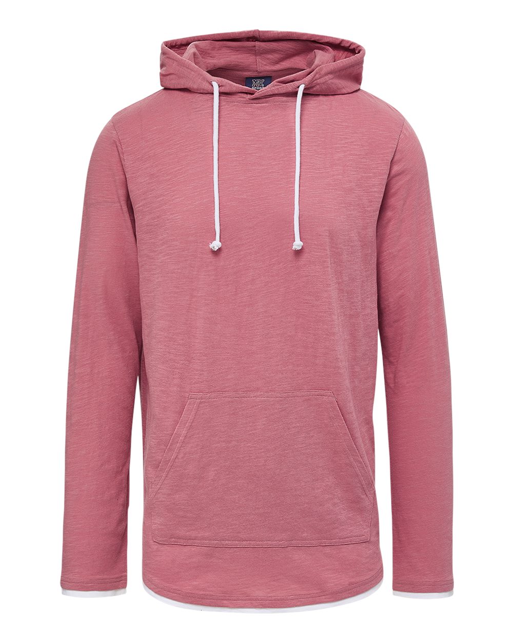 MV Sport Unisex Miles Slub Hooded Long Sleeve T-Shirt. 24401 - Orchid Ice