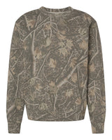 Independent Trading Co. Unisex Midweight Crewneck Sweatshirt. SS3000 - Deadwood Tree Camo