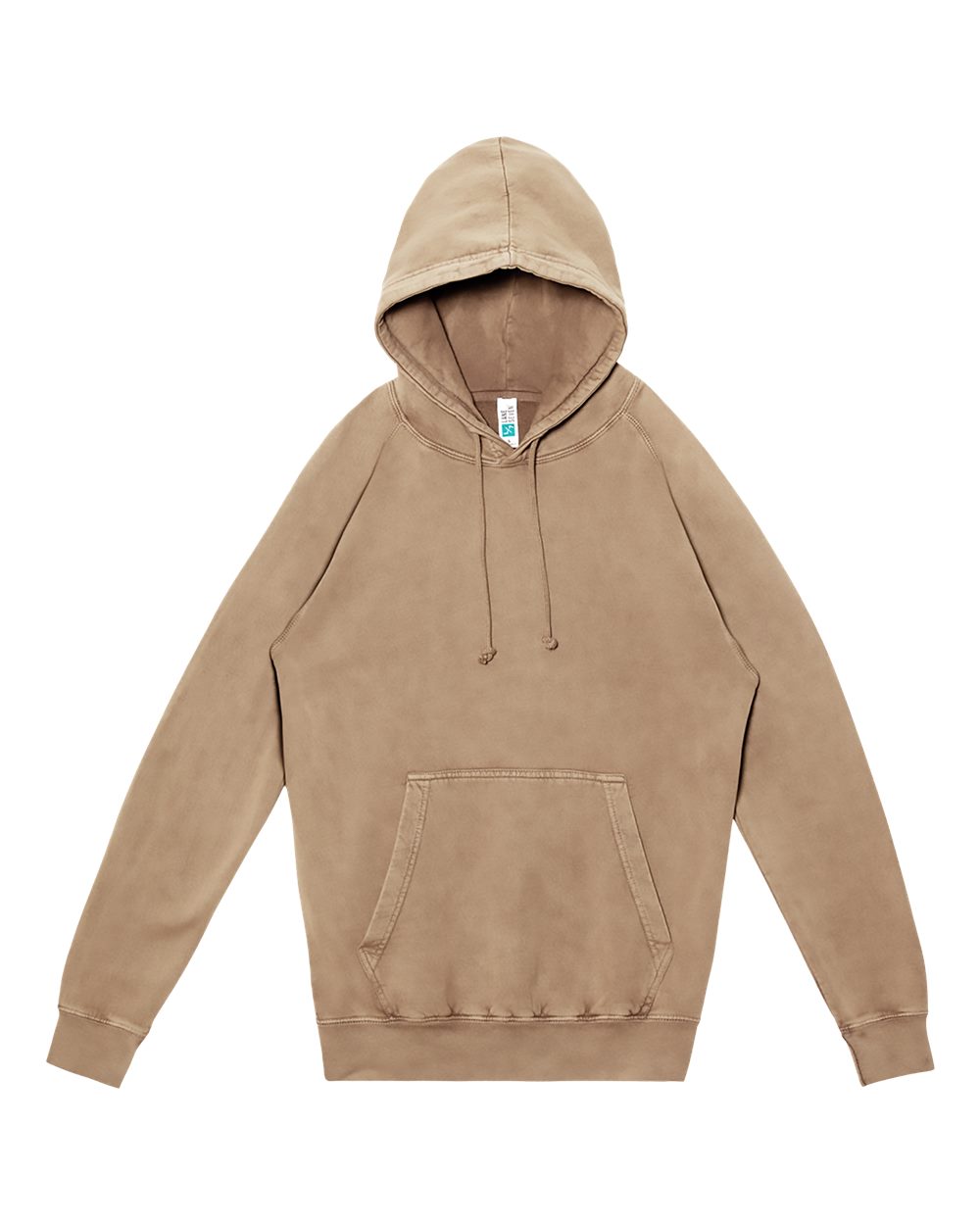 Lane Seven Unisex Vintage Raglan Hoodie Sweatshirt. LST004 - Vintage Coffee