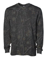 Independent Trading Co. Unisex Premium Long Sleeve T-Shirt. PRM180LST - Darkwood Tree Camo