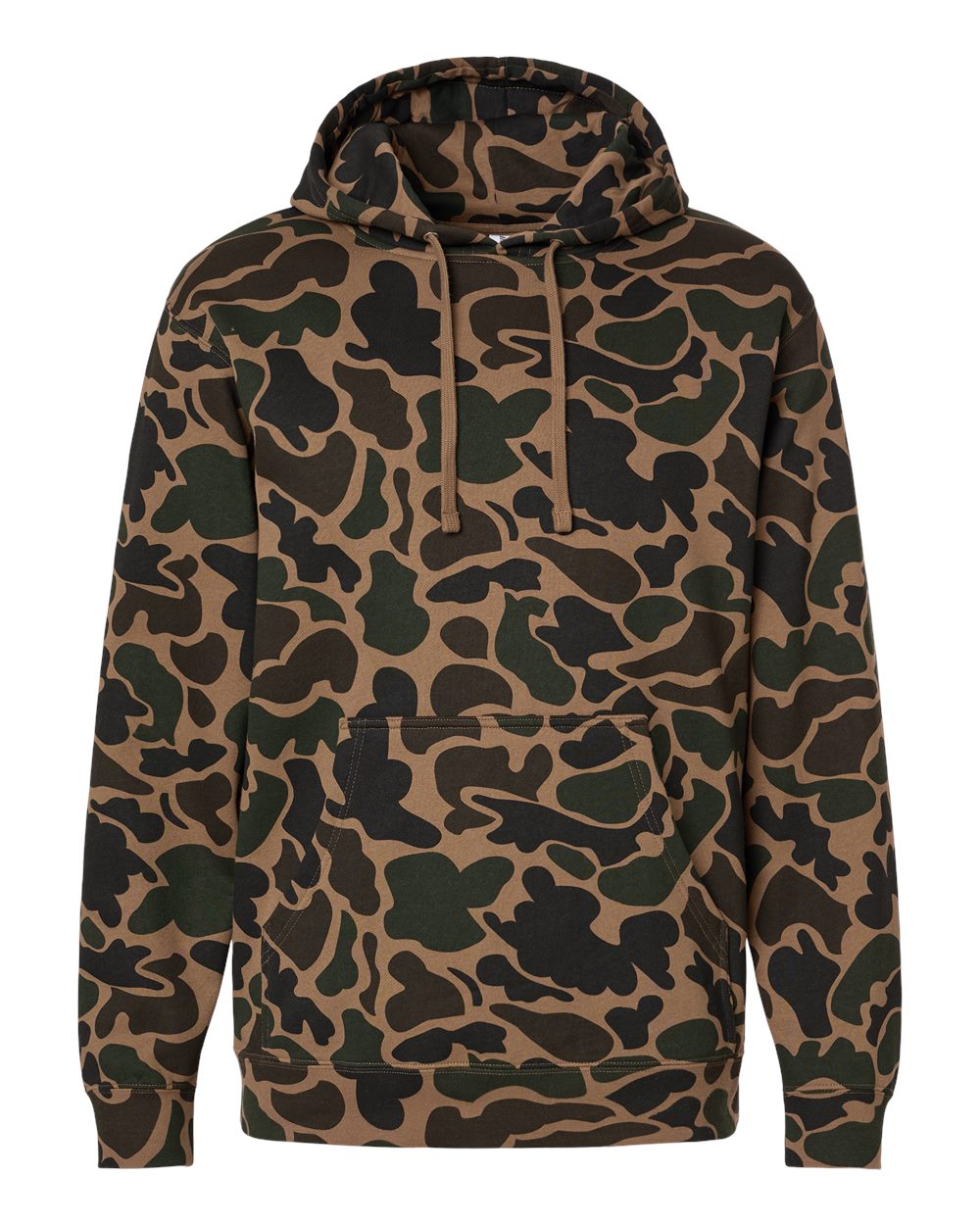 Independent Trading Co. Unisex Midweight Hooded Sweatshirt. SS4500 - Duck Camo