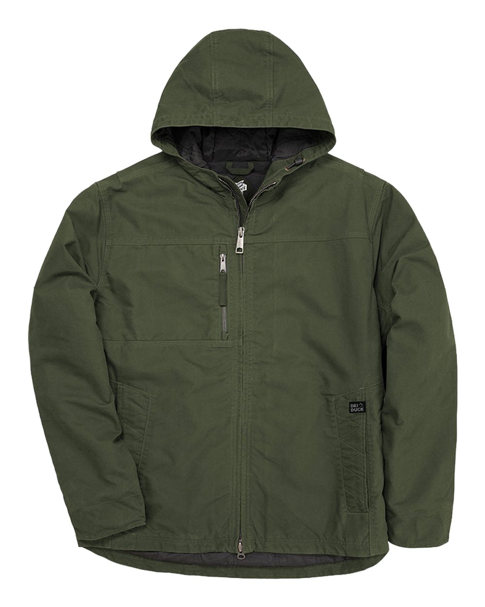 DRI DUCK Men's Outrider Dura-Duck Dry Canvas Jacket. 5051 - Olive Drab