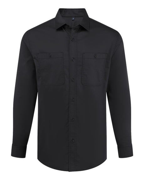 Artisan Collection by Reprime Unisex Utility 2.0 Service Shirt. RP021 - Stay Black
