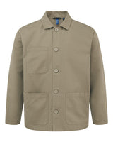Artisan Collection by Reprime Unisex Utility 2.0 Chore Jacket. RP022 - Stay Khaki