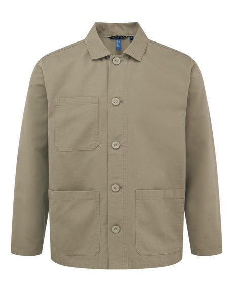 Artisan Collection by Reprime Unisex Utility 2.0 Chore Jacket. RP022 - Stay Khaki