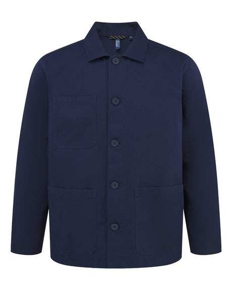 Artisan Collection by Reprime Unisex Utility 2.0 Chore Jacket. RP022 - Stay Navy