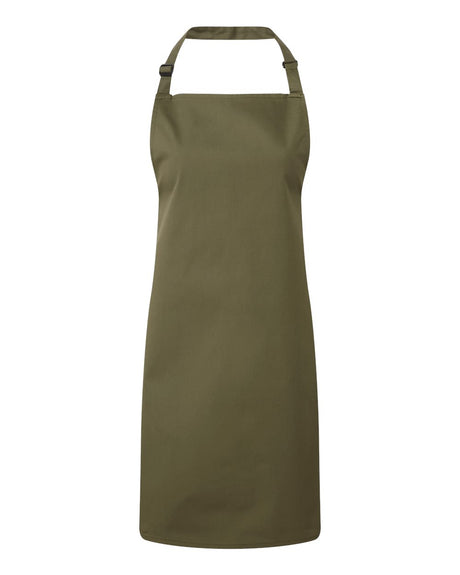 Artisan Collection by Reprime Recycled Bib Apron. RP150 - Olive