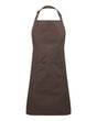 Artisan Collection by Reprime Recycled Pocket Bib Apron. RP154 - Brown