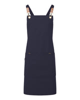 Artisan Collection by Reprime Unisex Clip & Clasp Cross-Back Bib Apron. RP182 - Navy