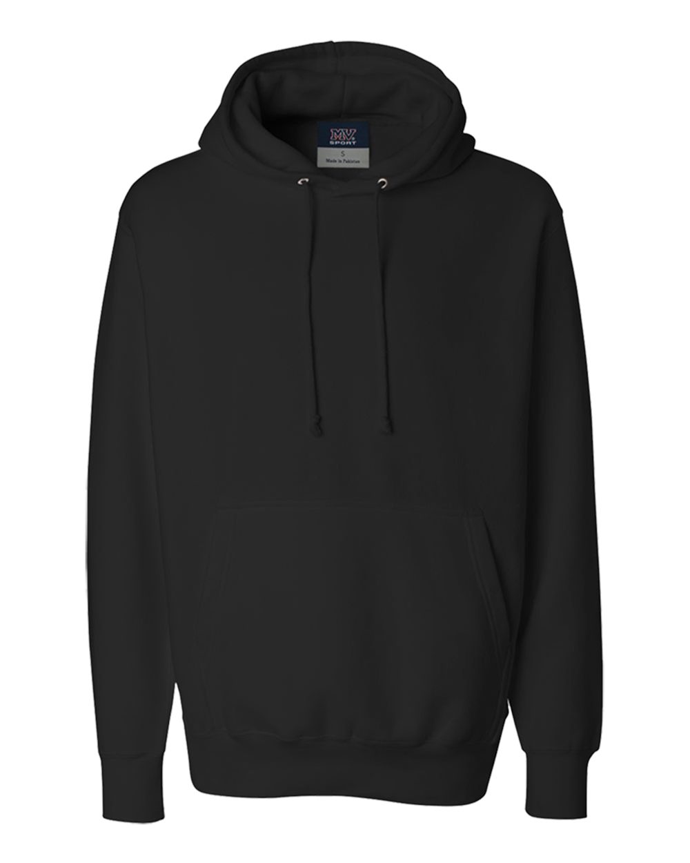 MV Sport Unisex Pro Weave® Hooded Sweatshirt. 488 - Black
