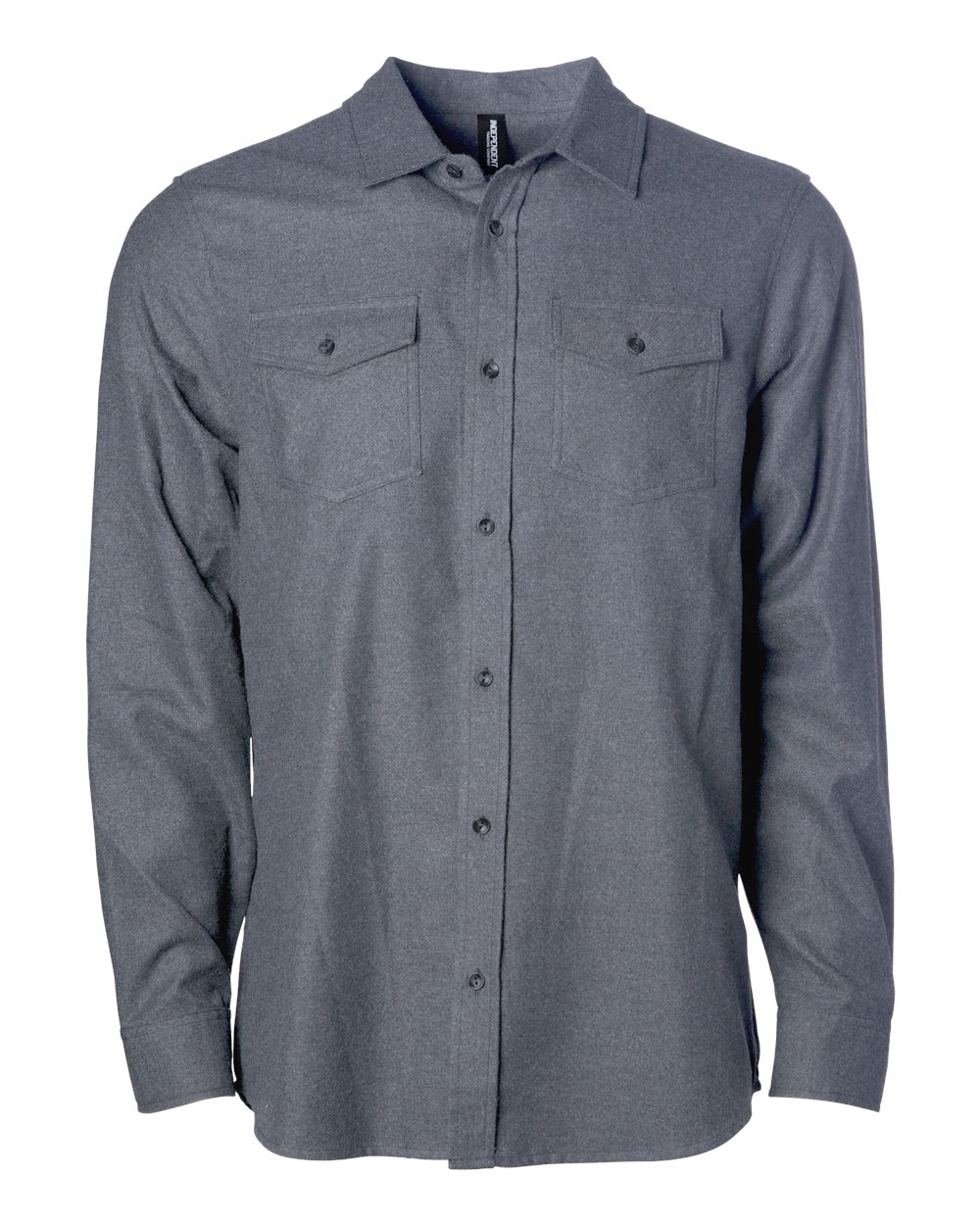 Independent Trading Co. Unisex Flannel Shirt. EXP50F - Gunmetal Heather