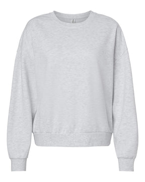 Independent Trading Co. Women's California Wave Wash Sunday Crewneck Sweatshirt. PRM2700 - Ash Heather