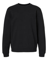 Independent Trading Co. Youth Midweight Crewneck Sweatshirt. SS3001Y - Black