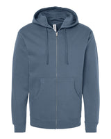 Independent Trading Co. Unisex Midweight Full-Zip Hooded Sweatshirt. SS4500Z - Storm Blue