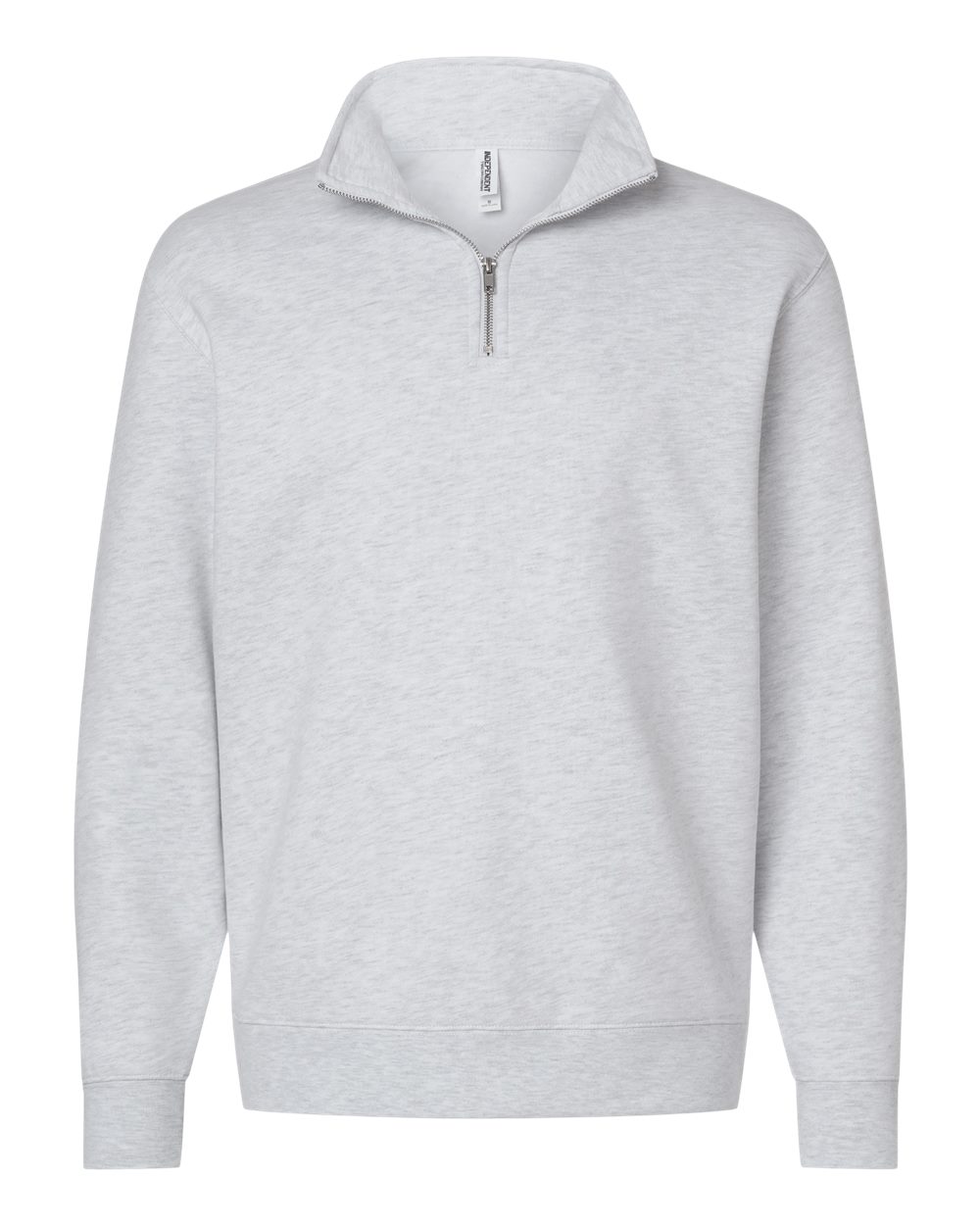 Independent Trading Co. Unisex Midweight Quarter-Zip Pullover. SS4600QZ - Ash Heather