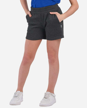 Boxercraft Youth Fleece Shorts. BY6502 - Charcoal Heather