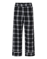 Boxercraft Youth Wide Cuff Flannel Pants. BY6603 - Black/ White Plaid